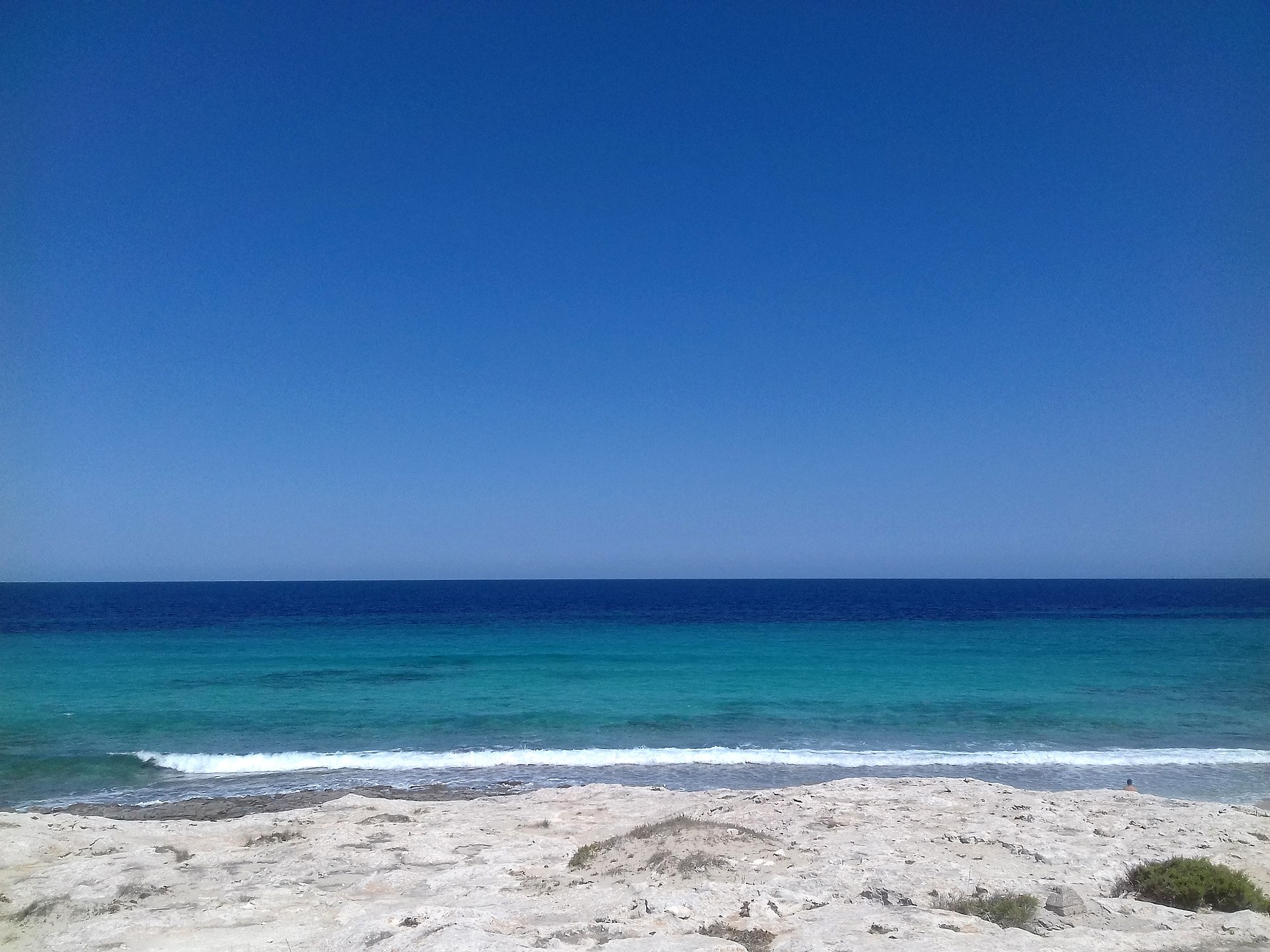 Aguas turquesa de Formentera